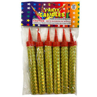 LA Balloons CAKE SPARKLER PARTY CANDLES - SMALL (6 PK) Candles 1017S