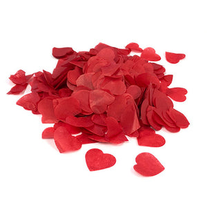 LA Balloons TISSUE CONFETTI - RED HEARTS