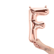 Northstar 16 inch LETTER F - NORTHSTAR - ROSE GOLD (AIR-FILL ONLY) Foil Balloon 01342-01-N-P