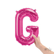 Northstar 16 inch LETTER G - NORTHSTAR - MAGENTA (AIR-FILL ONLY) Foil Balloon 00511-01-N-P