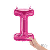 Northstar 16 inch LETTER I - NORTHSTAR - MAGENTA (AIR-FILL ONLY) Foil Balloon 00513-01-N-P