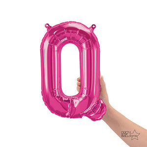 Northstar 16 inch LETTER Q - NORTHSTAR - MAGENTA (AIR-FILL ONLY) Foil Balloon 00521-01-N-P