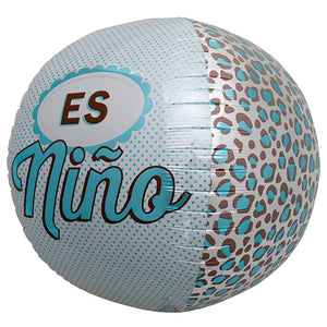 Northstar 17 inch SPHERE - ES NINO Foil Balloon 01029-01-N-P