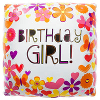 Northstar 18 inch BUTTERFLY BIRTHDAY GIRL Foil Balloon 00350-01-N-P