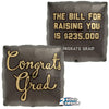 Northstar 18 inch CONGRATS GRAD BILL Foil Balloon 00785-01-N-P