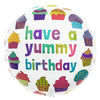 Northstar 18 inch YUMMY BIRTHDAY Foil Balloon 00366-366-N-P