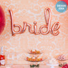 Northstar 33" BRIDE SCRIPT - ROSE GOLD (AIR-FILL ONLY) Foil Balloon 59792-N-P