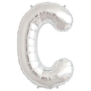 Northstar 34 inch LETTER C - NORTHSTAR - SILVER Foil Balloon 00198-198-N-P