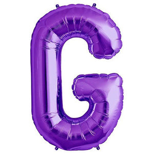 Northstar 34 inch LETTER G - NORTHSTAR - PURPLE Foil Balloon 00306-306-N-P