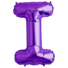 Northstar 34 inch LETTER I - NORTHSTAR - PURPLE Foil Balloon 00308-308-N-P