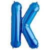 Northstar 34 inch LETTER K - NORTHSTAR - BLUE Foil Balloon 00284-284-N-P