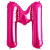 Northstar 34 inch LETTER M - NORTHSTAR - MAGENTA Foil Balloon 00182-182-N-P