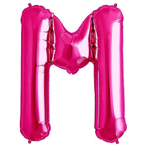 Northstar 34 inch LETTER M - NORTHSTAR - MAGENTA Foil Balloon 00182-182-N-P