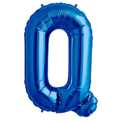 Northstar 34 inch LETTER Q - NORTHSTAR - BLUE Foil Balloon 00290-290-N-P