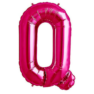 Northstar 34 inch LETTER Q - NORTHSTAR - MAGENTA Foil Balloon 00186-186-N-P