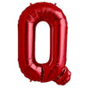 Northstar 34 inch LETTER Q - NORTHSTAR - RED Foil Balloon 00238-238-N-P