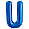 Northstar 34 inch LETTER U - NORTHSTAR - BLUE Foil Balloon 00294-294-N-P