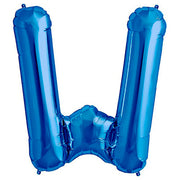 Northstar 34 inch LETTER W - NORTHSTAR - BLUE Foil Balloon 00296-296-N-P