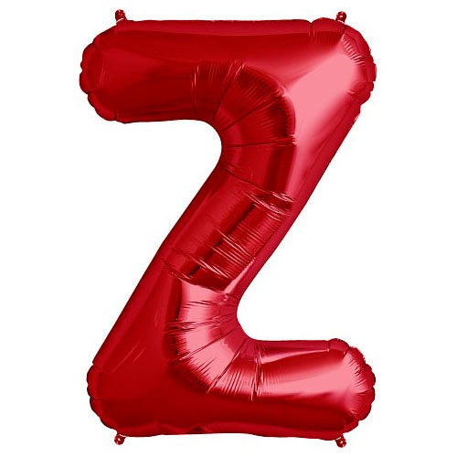 Northstar 34 inch LETTER Z - NORTHSTAR - RED Foil Balloon 00247-247-N-P