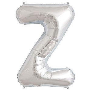 Northstar 34 inch LETTER Z - NORTHSTAR - SILVER Foil Balloon 00221-221-N-P