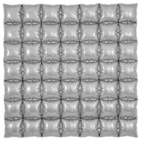 Oaktree 36 inch WAFFLE PANEL - SILVER Foil Balloon 609334-O-P