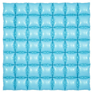 Oaktree 36 inch WAFFLE PANEL - MATTE BLUE Foil Balloon 609495-O-P