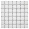 Oaktree 36 inch WAFFLE PANEL - MATTE WHITE Foil Balloon 609501-O-P