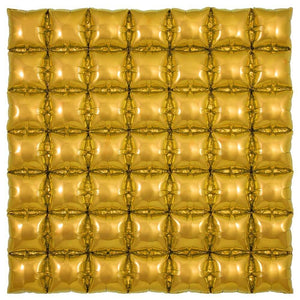 Oaktree 36 inch WAFFLE PANEL - GOLD Foil Balloon 609358-O-P