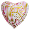 Party Brands 18 inch AGATE HEART - PINK & GOLD Foil Balloon 10120-PB-U