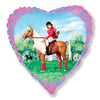 Party Brands 18 inch BARBIE ON JULIE HORSE Foil Balloon LAB676-FM