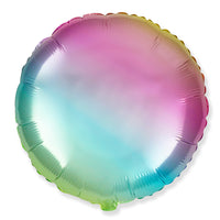 Party Brands 18 inch CIRCLE - GRADIENT PASTEL Foil Balloon LAB959-FM-U