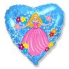 Party Brands 18 inch PRINCESS HEART Foil Balloon LAB158-FM