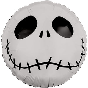 Party Brands 18 inch SKELETON FACE Foil Balloon 10232-PB-U