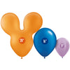 Party Brands 28 inch MOUSEHEAD - ORANGE Latex Balloons 10159-PB