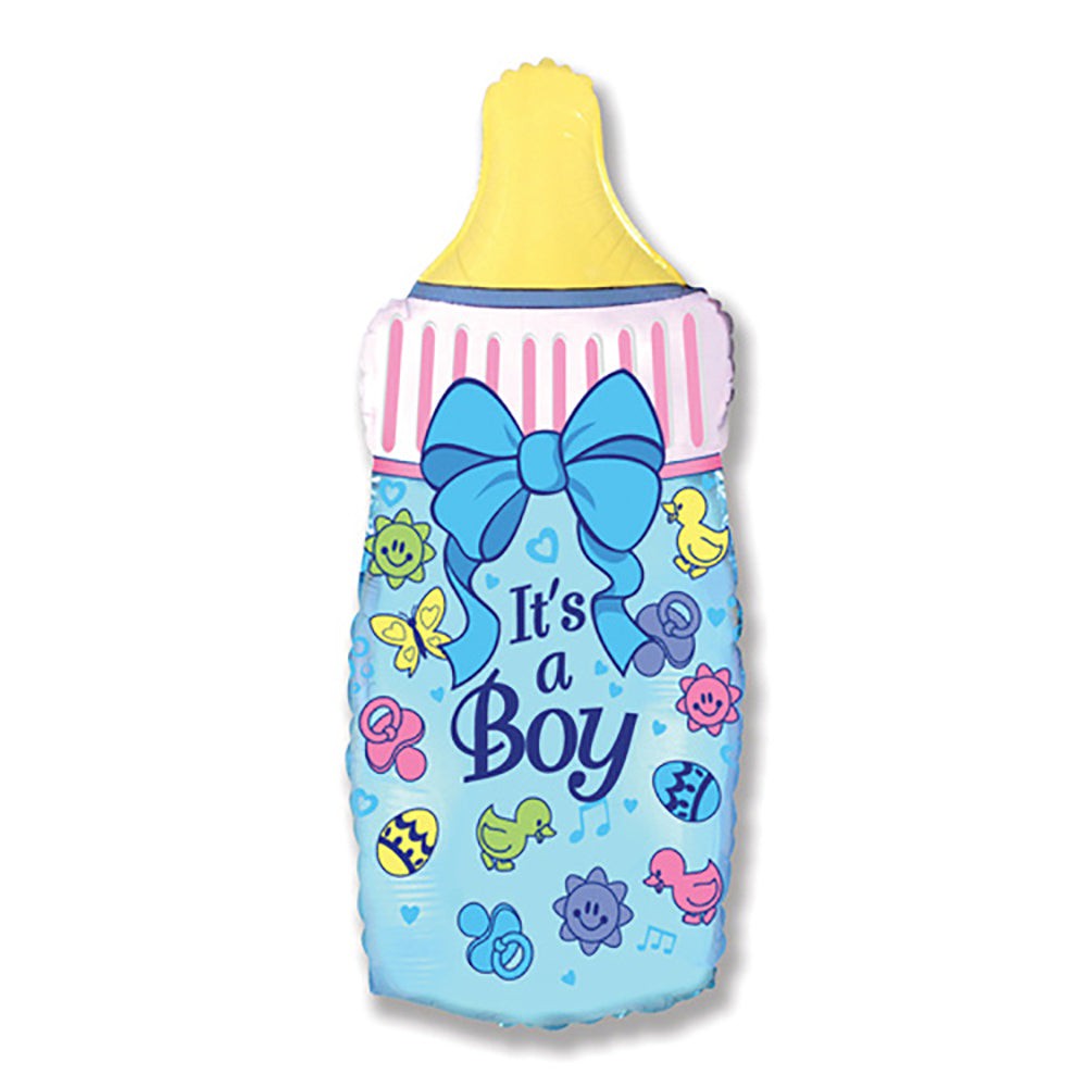 Party Brands 31 inch BABY BOTTLE BOY Foil Balloon LAB242-FM