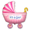 Party Brands 35 inch BABY BUGGY GIRL Foil Balloon LAB329-FM