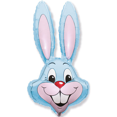 Party Brands 35 inch RABBIT - LIGHT BLUE Foil Balloon 307115PB-FM-U