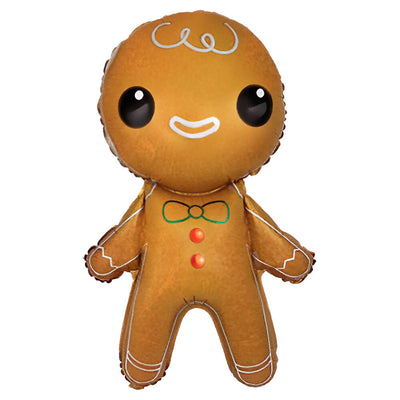 Party Brands 39 inch GINGERBREAD MAN Foil Balloon 314267-PB-U