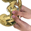 Party Brands 7 inch SELF-INFLATING NUMBER 0 - GOLD Foil Balloon 00870-PB-P