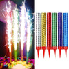 Party Brands ASSORTMENT COLOR CAKE SPARKLER PARTY CANDLES - MEDIUM (6 PK) Party Decoration MT-12B