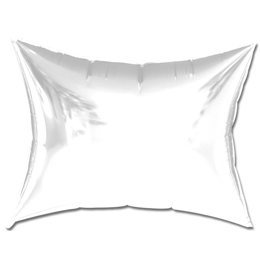 Party Brands RECTANGULAR PILLOW PANEL - WHITE Foil Balloon