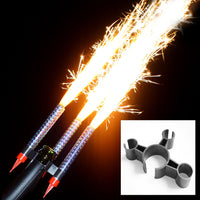 Party Brands SPARKLER CLIP FOR CHAMPAGNE BOTTLE - TRIPLE Candles 10149-PB