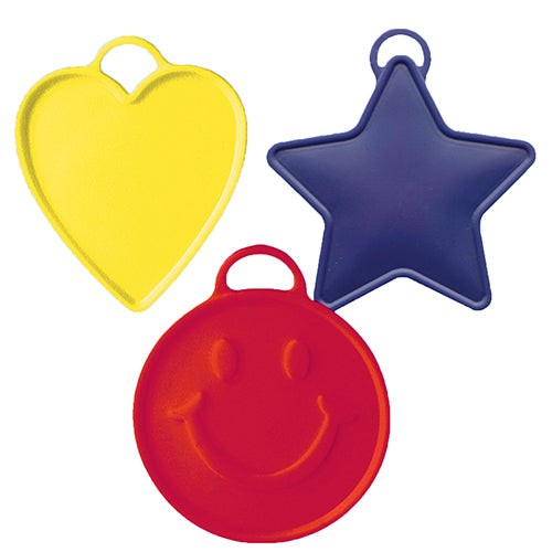 Premium Balloon Accessories 35 GRAM BALLOON WEIGHTS - PRIMARY COLORS (10PK) Balloon Weights 01383-PBA