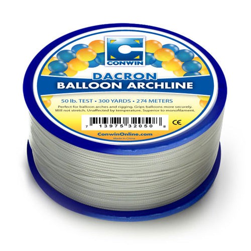 PremiumConwin PROFESSIONAL DACRON BALLOON ARCH LINE (300YD SPOOL) Arch Line 32050-CO