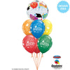 Qualatex 11 inch CONGRATULATIONS GRADUATE STARS Latex Balloons