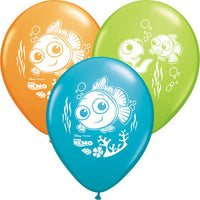 Qualatex 11 inch DISNEY PIXAR FINDING NEMO Latex Balloons 90433-Q