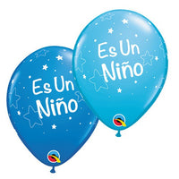 Qualatex 11 inch ES UN NINO LIL' STARS Latex Balloons 43404-Q