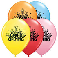 Qualatex 11 inch GRAND OPENING STARS Latex Balloons 37070-Q