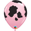 Qualatex 11 inch HOLSTEIN COW Latex Balloons