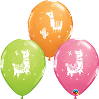 Qualatex 11 inch LLAMAS Latex Balloons